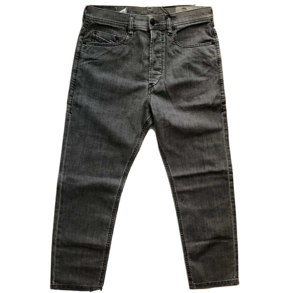 Diesel Rhial Mens 0681D Gray Slim Carrot Jeans Multi sizes